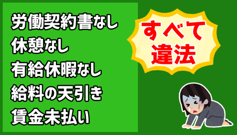 最初に確認して ブラックバイト ブラック企業で働かない為に出来る事 Okiresi オキレジ